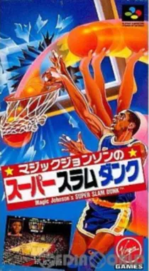 Magic Johnson no Super Slam Dunk (Japan) box cover front